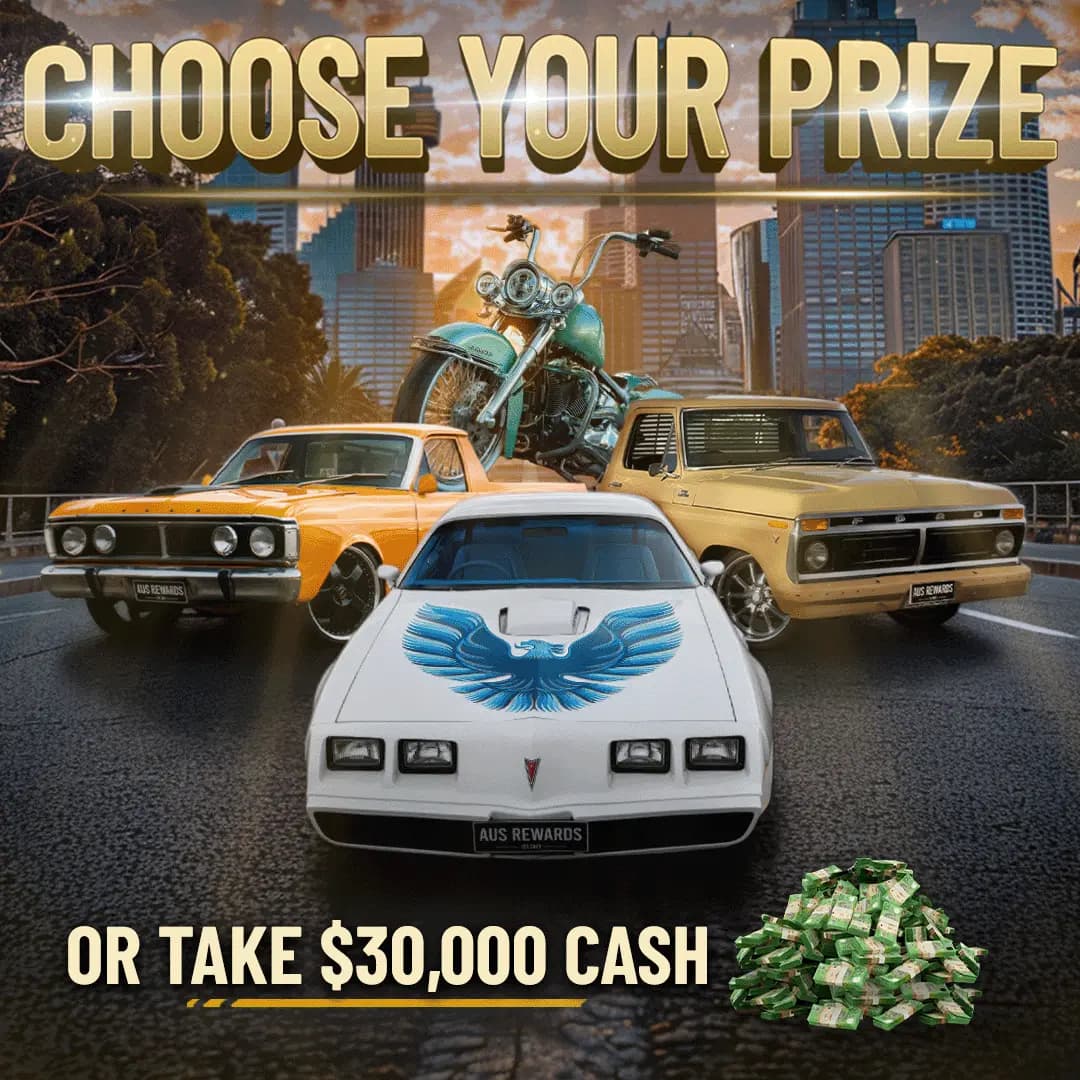 $30k Cash OR CHOOSE YOUR PRIZE