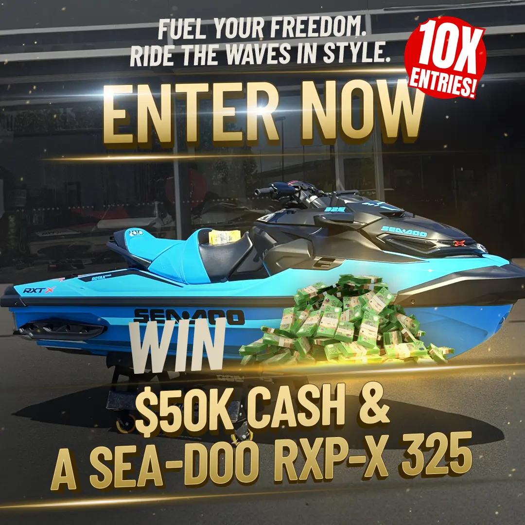 Win a JETSKI or $70,000 Cash