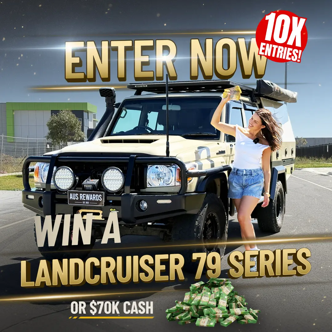 Win a LANDCRUISER or $70,000 Cash