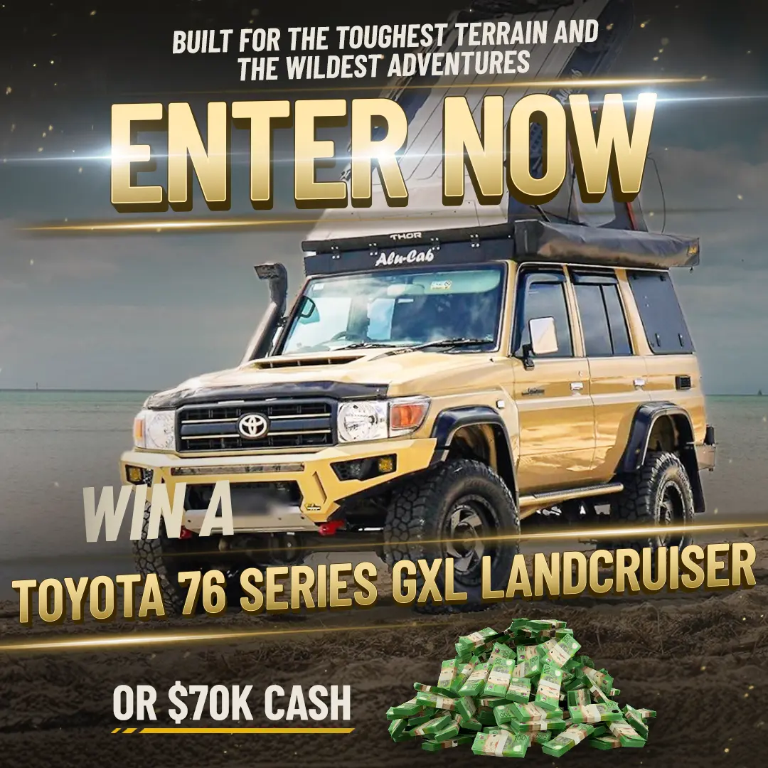 Win a LANDCRUISER or $70,000 Cash