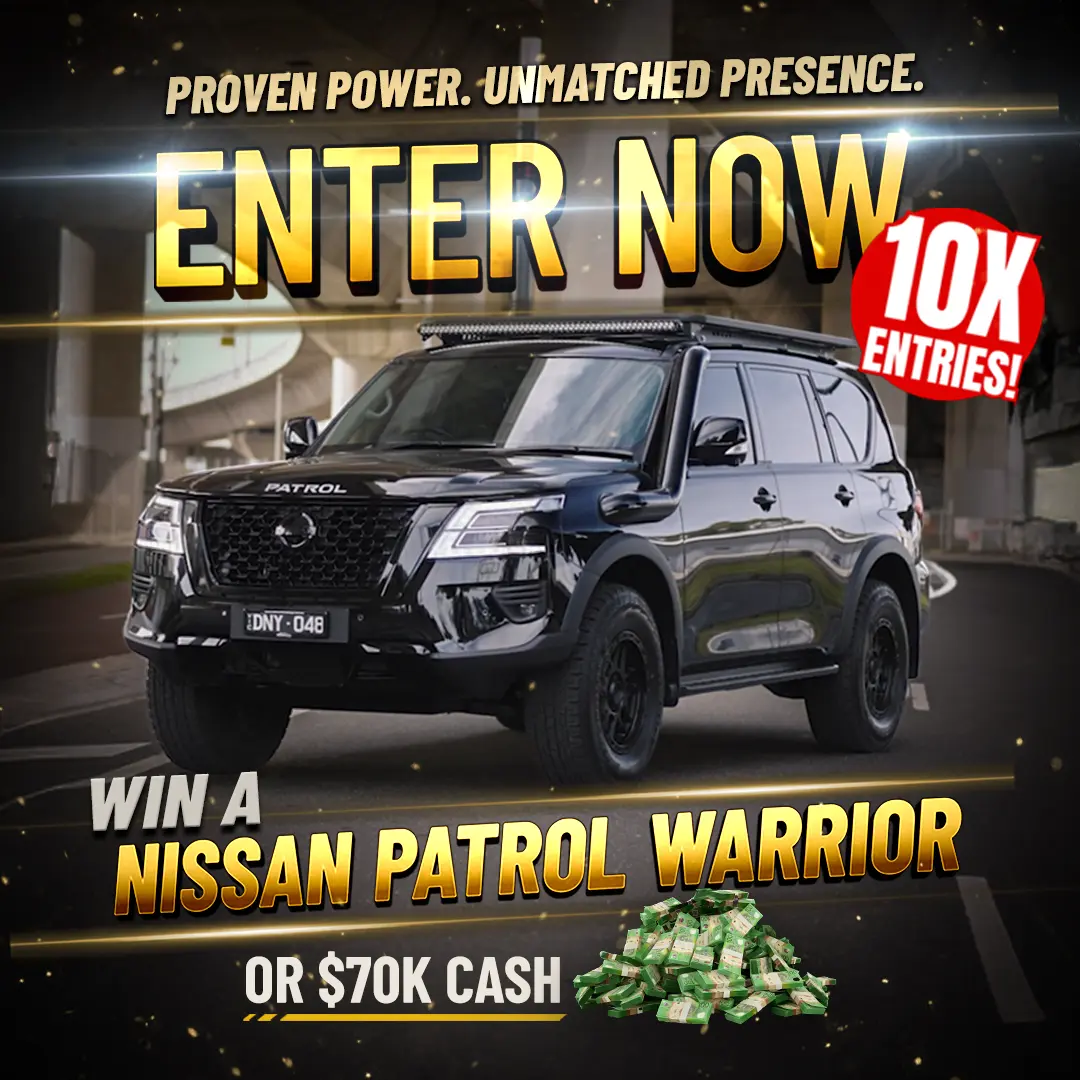 Win a PATROL or $70,000 Cash